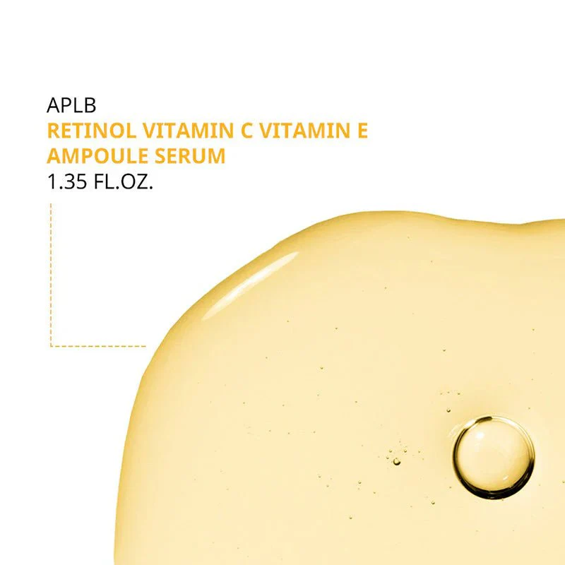 APLB Retinol Vitamin C Vitamin E Ampoule Serum 40ml - Image 4