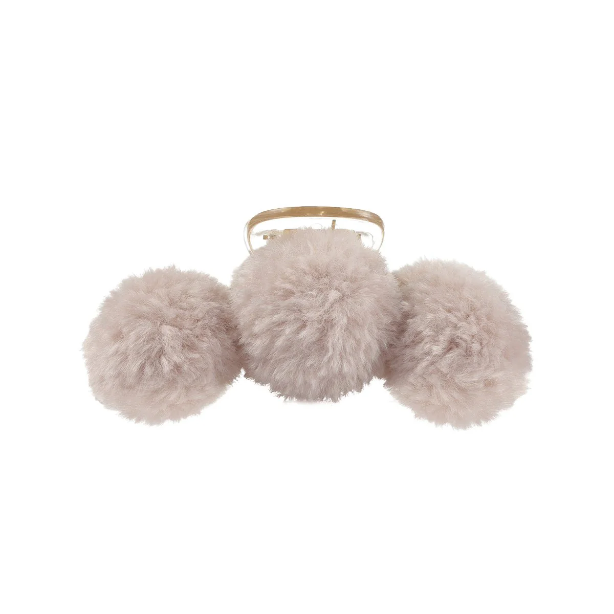 Arch14 Fluffy Pom-Pom Claw Clips 1pc - Image 4