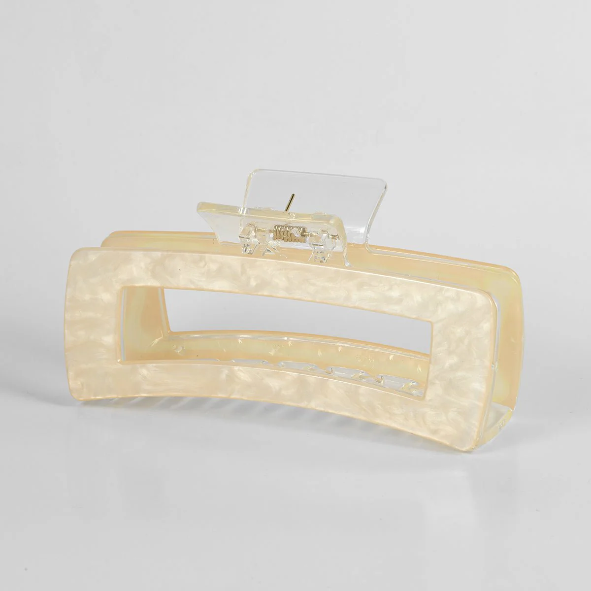 Arch14 Pearl Matte Rectangular Claw Clip 1pc - Image 14