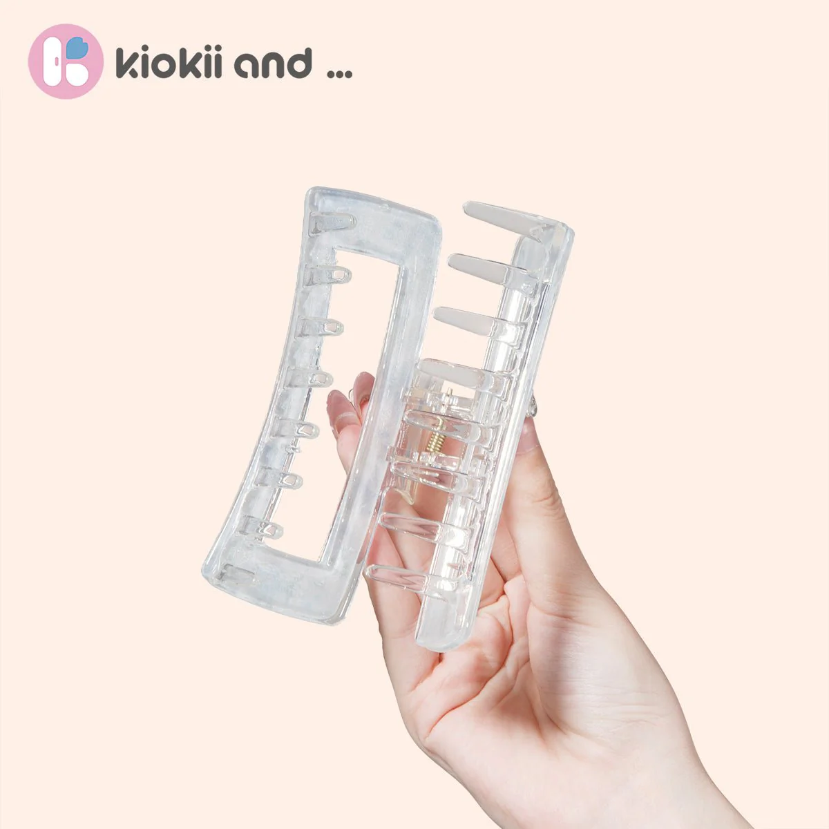 Arch14 Petal Pop Clear Claw Clip 1pc - Image 4