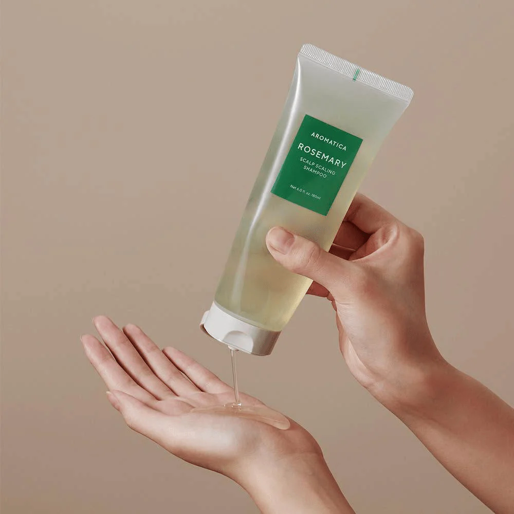 Aromatica Rosemary Scalp Scaling Shampoo 180ml + Root Enhancer 100ml - Image 5