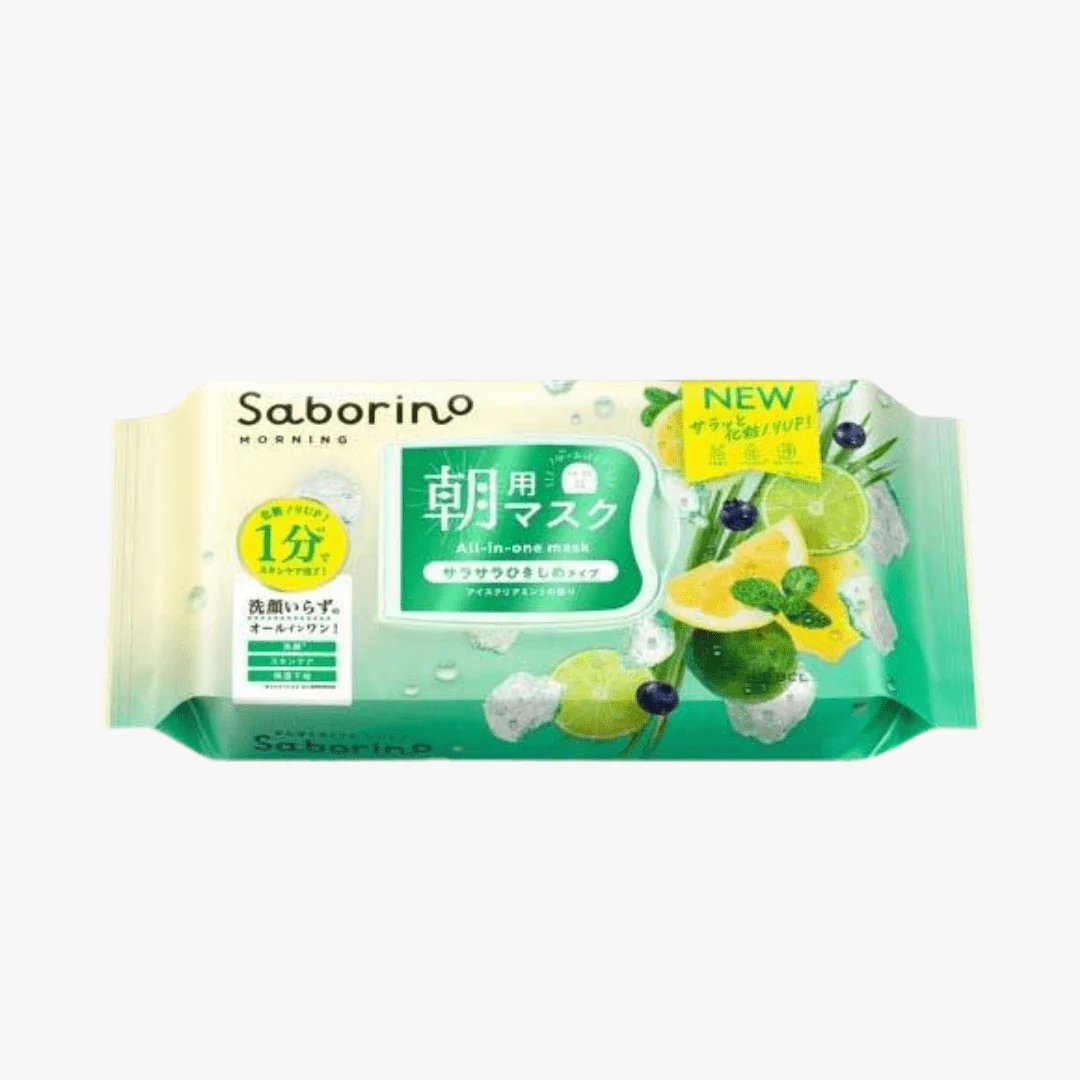 BCL SABORINO Morning Sheet Mask Ice Clear Mint 28pcs
