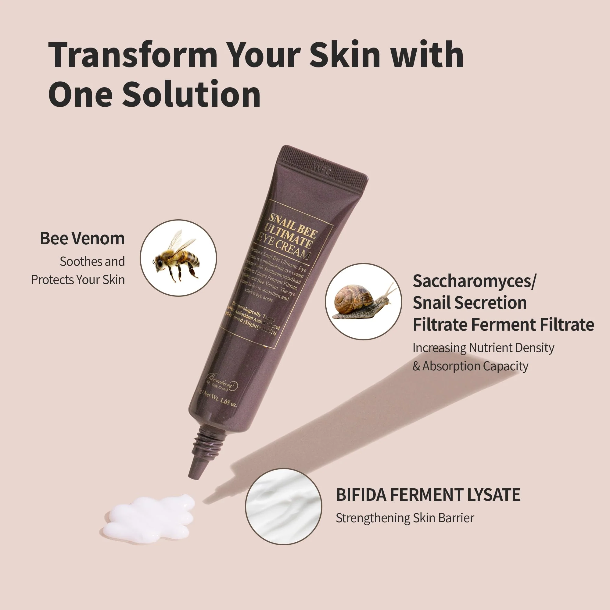 Benton Snail Bee Ultimate Eye Cream 30g - Image 2