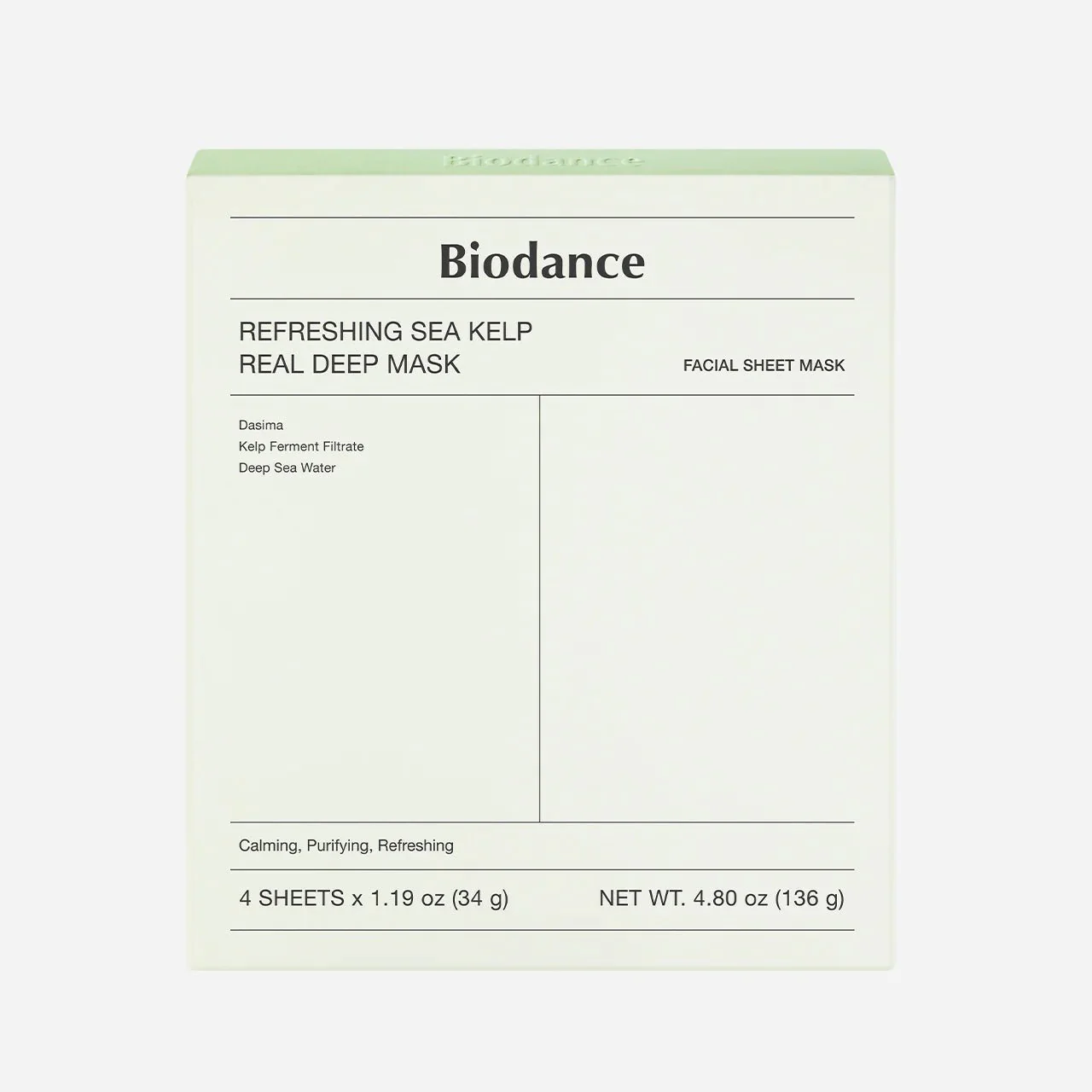 Biodance Refreshing Sea Kelp Real Deep Mask (Green) - Image 6