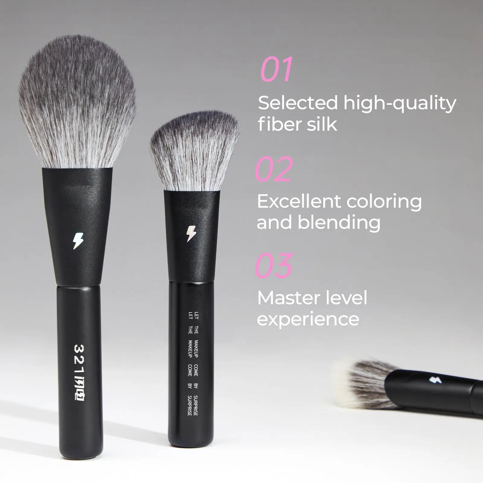 BLJ Lightning Series Makeup Brush Set (12pcs) - Image 5