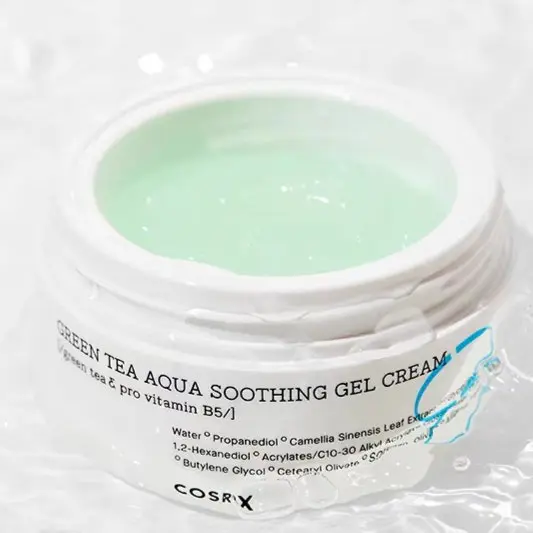 COSRX Hydrium Green Tea Aqua Soothing Gel Cream 50ml - Image 12