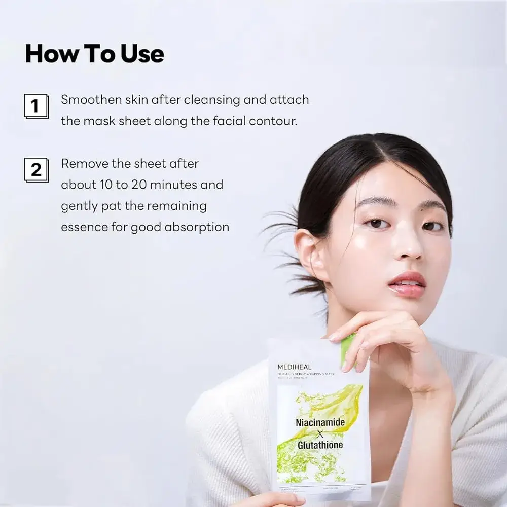 MEDIHEAL Derma Synergy Wrapping Mask Blemish 10pcs - Image 6