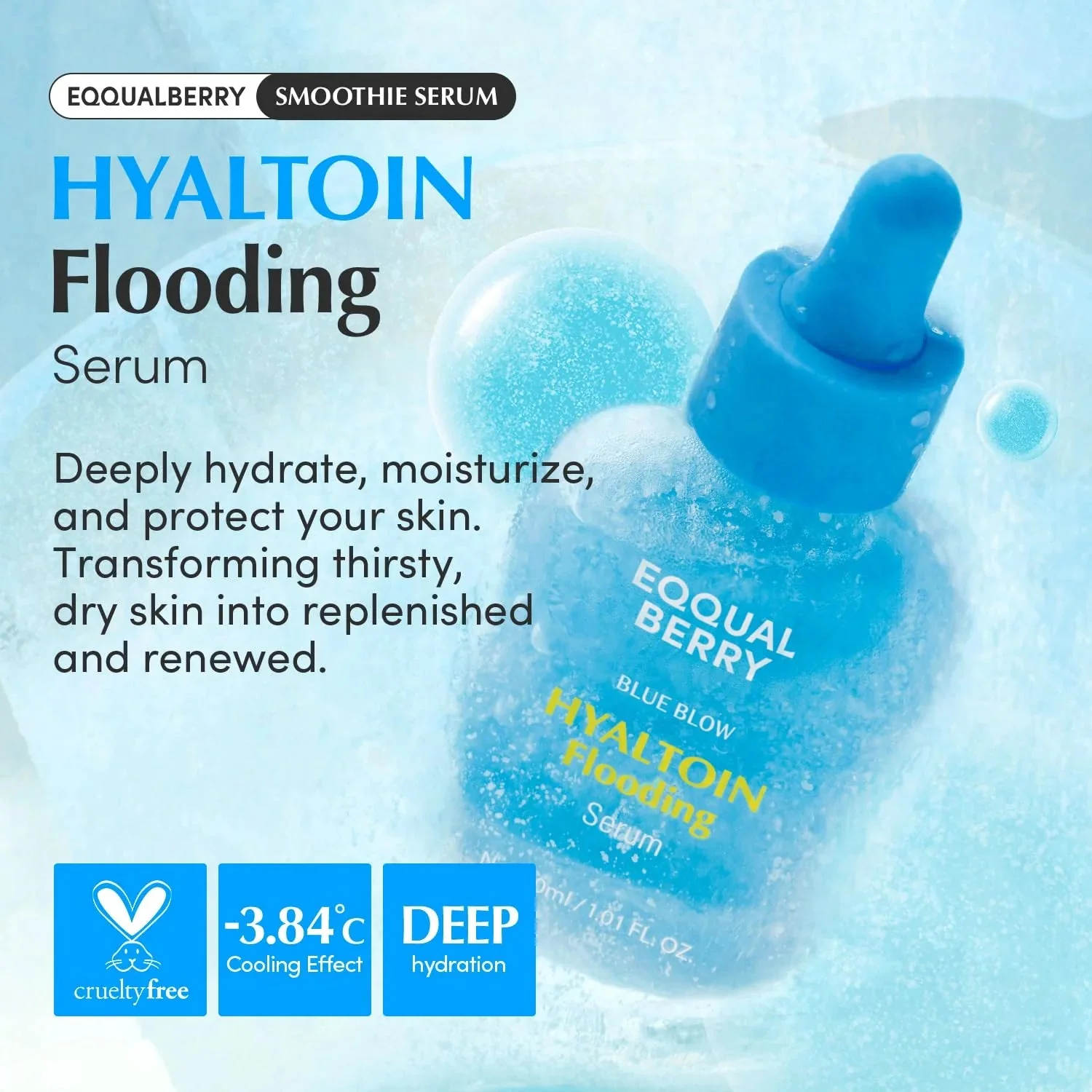 EQQUALBERRY Hyaltoin Flooding Serum 30ml - Image 4