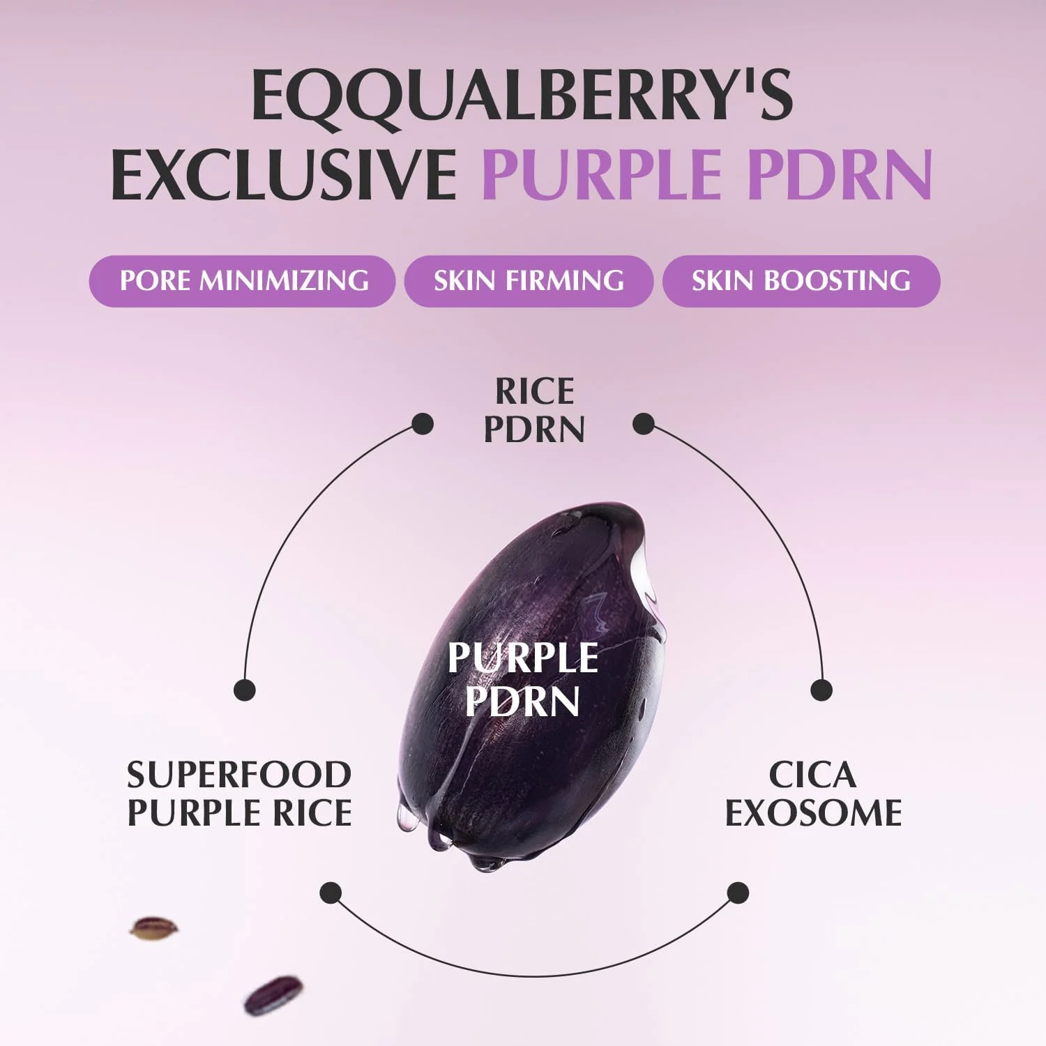 EQQUALBERRY Purple PDRN Pore Minimizing Serum 30ml - Image 4