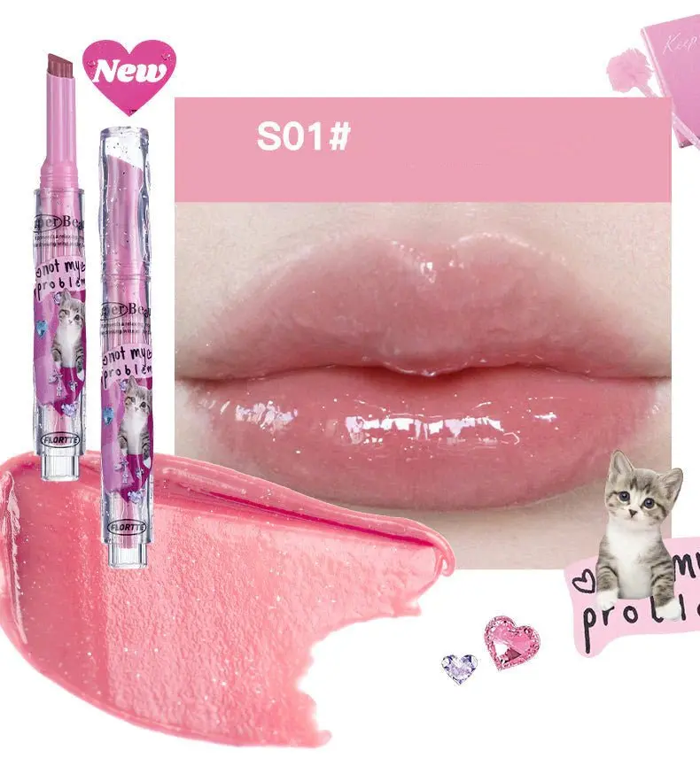 Flortte I am Super Beauty Jelly Heart Lipstick - S Series (6 Colors) - Image 4