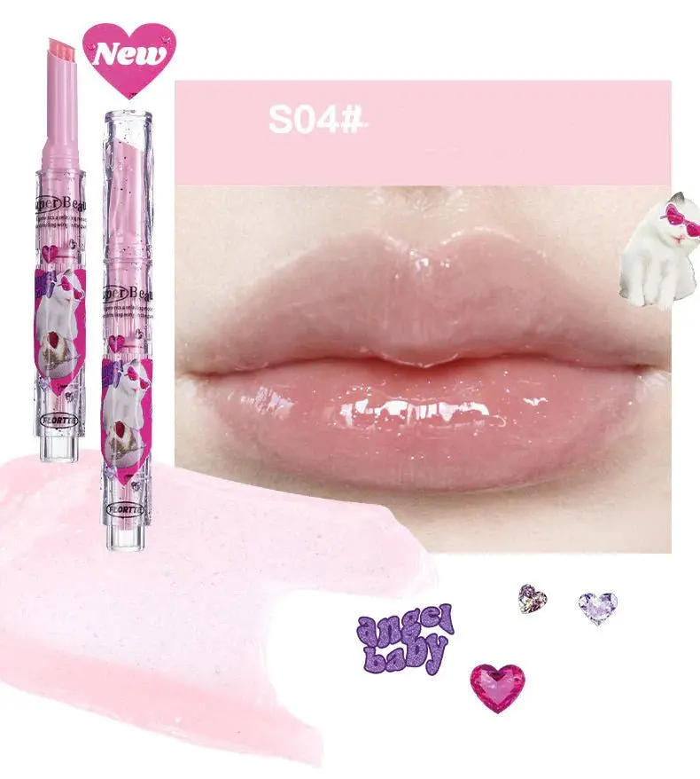 Flortte I am Super Beauty Jelly Heart Lipstick - S Series (6 Colors) - Image 7
