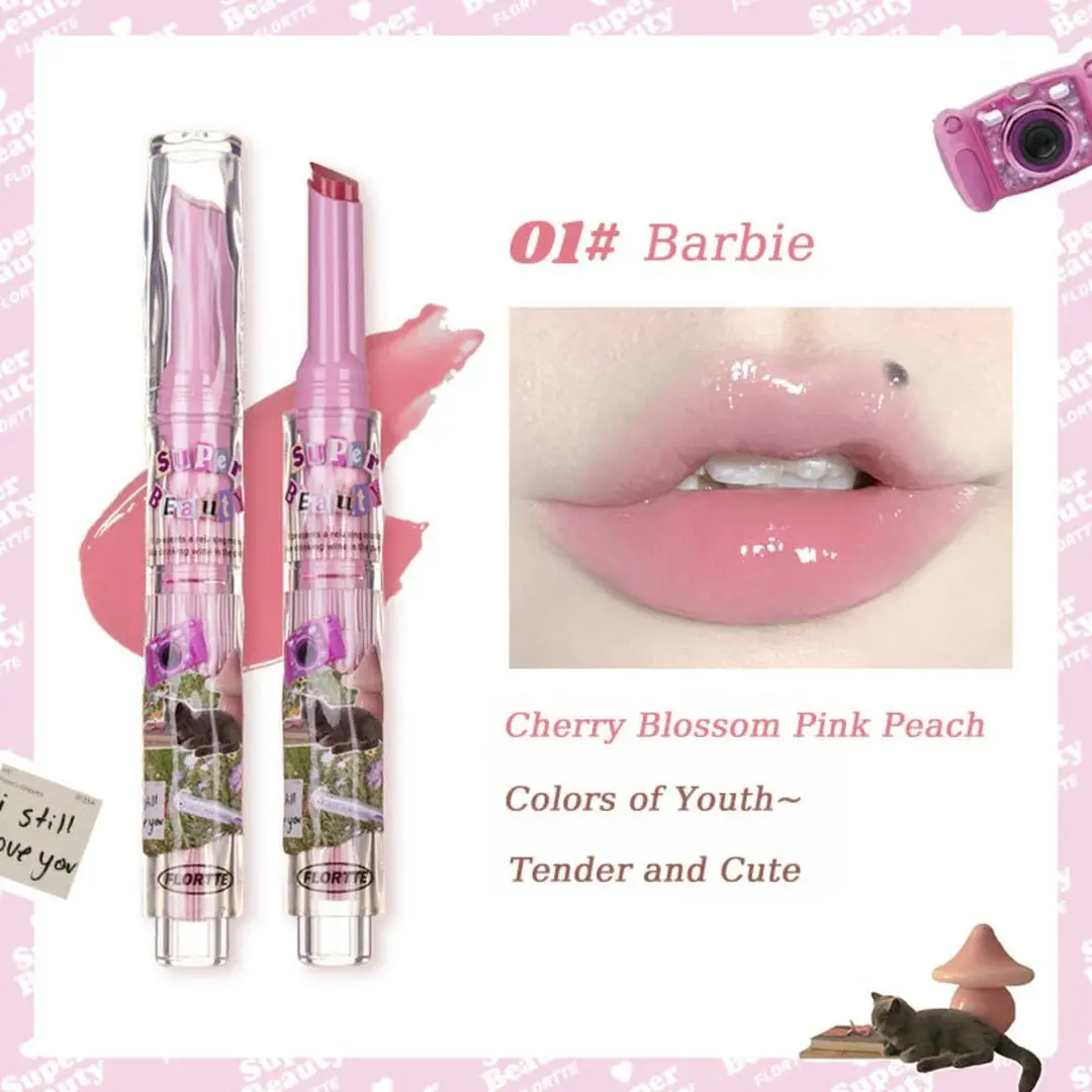 Flortte I Am Super Beauty Jelly Heart Lipstick (6 Colors) - Image 4