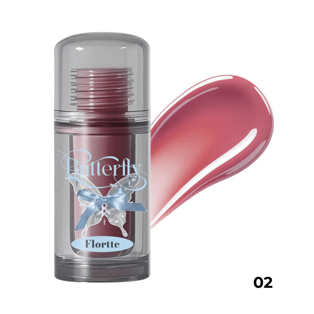 FLORTTE Twin Butterfly Series Lip Serum - Dark (7 Shades) - Image 5