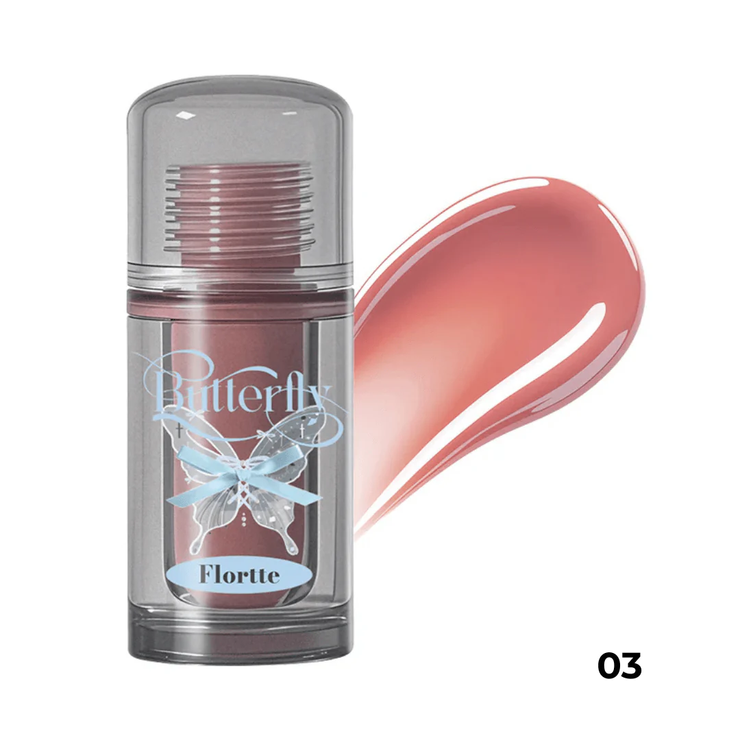 FLORTTE Twin Butterfly Series Lip Serum - Dark (7 Shades) - Image 6