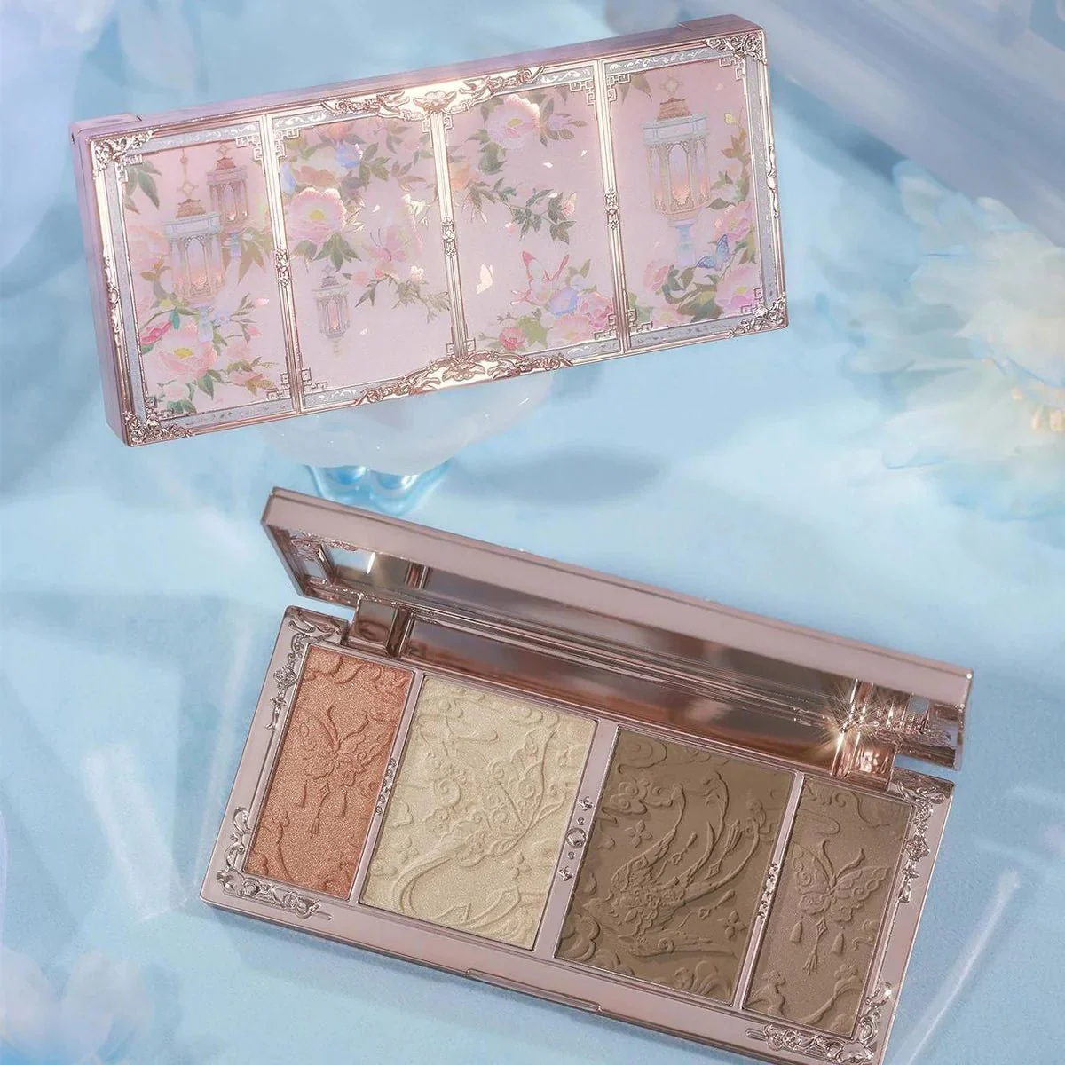 Flower Knows Butterfly Cloud Collar Embossed Highlight & Contour Palette - Image 7