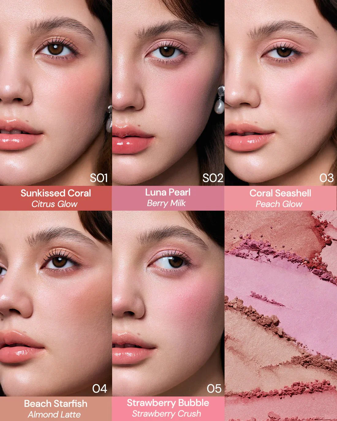 Flower Knows Shell's Jewel Collection Silk Satin Blush (5 Colors) - Image 13