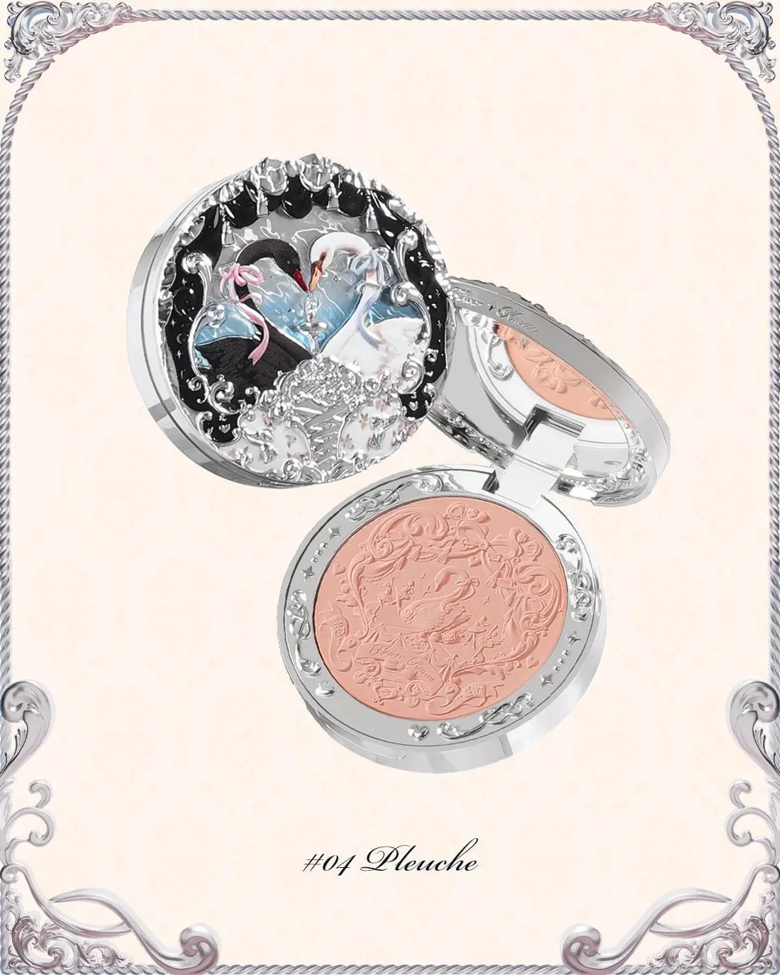Flower Knows Swan Ballet Series Embossed Blush - Image 7