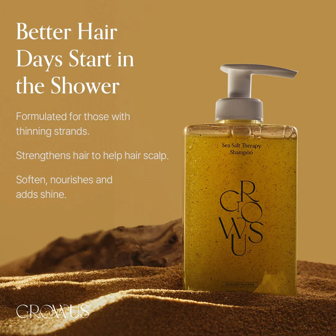 Growus Sea Salt Therapy Shampoo 500ml - Image 4