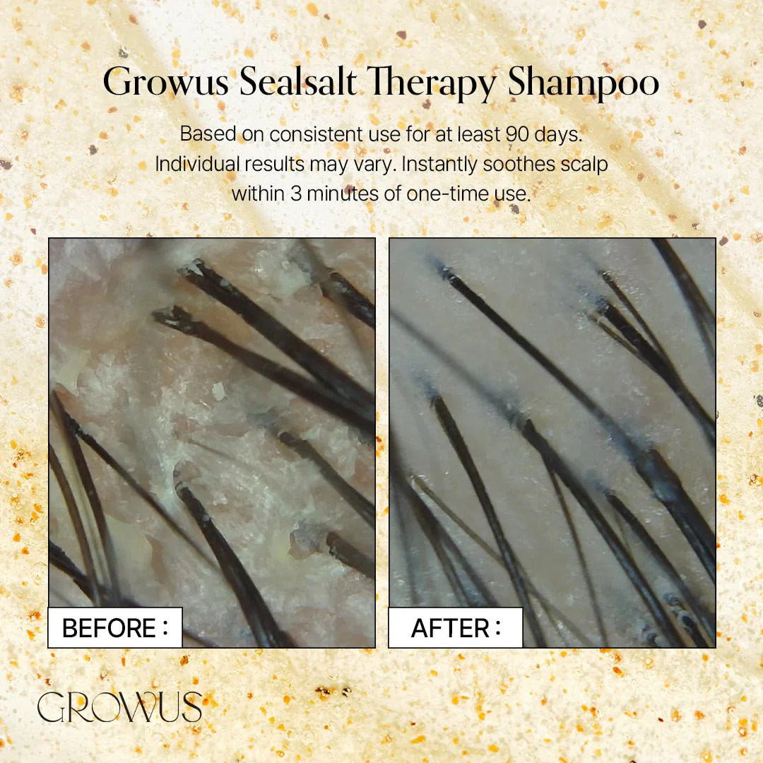 Growus Sea Salt Therapy Shampoo 500ml - Image 5