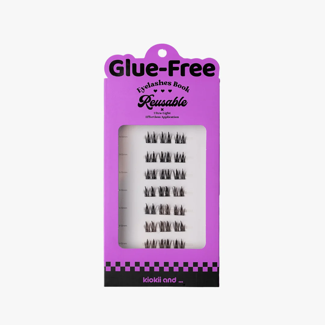 Kiokii Book Cluster Glue-Free Lashes - Airy Hold 9mm-13mm