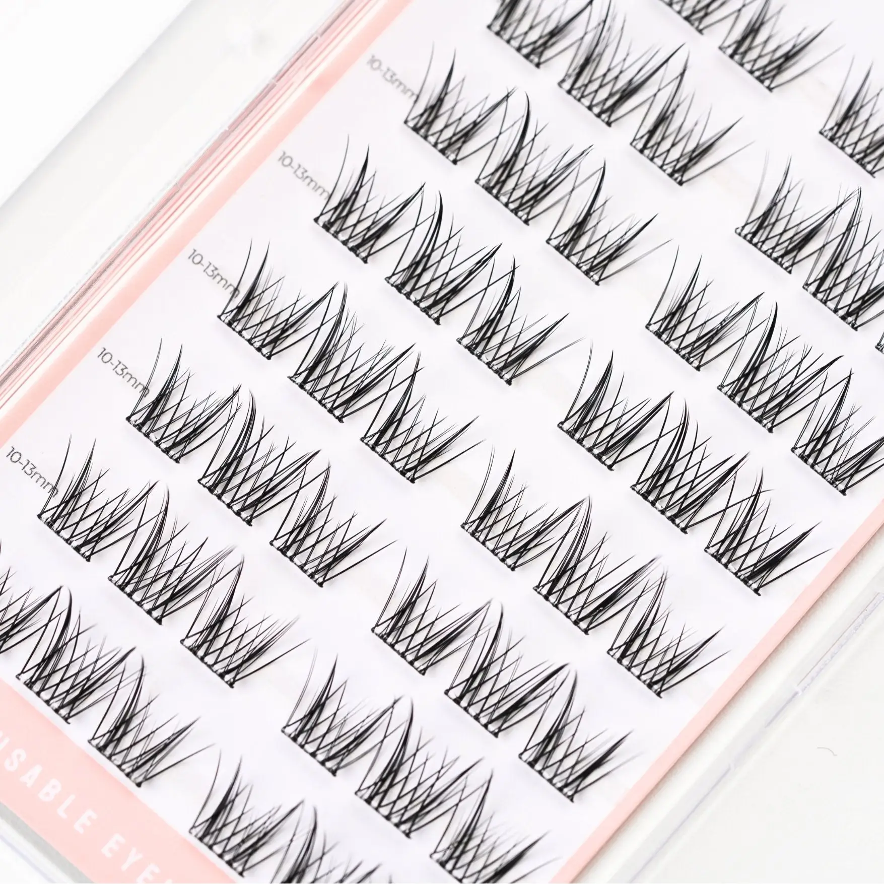 Kiokii Book Cluster Glue-Free Lashes - Voluminous Drama 10mm-13mm - Image 3