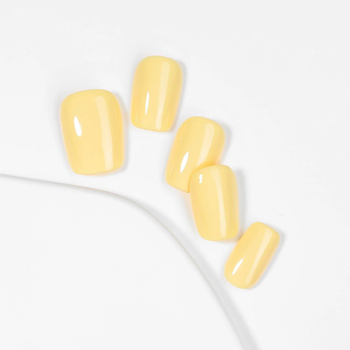 Kiokii Handmade Press-On Nails-Glowing Elegance Nail Set - Image 3