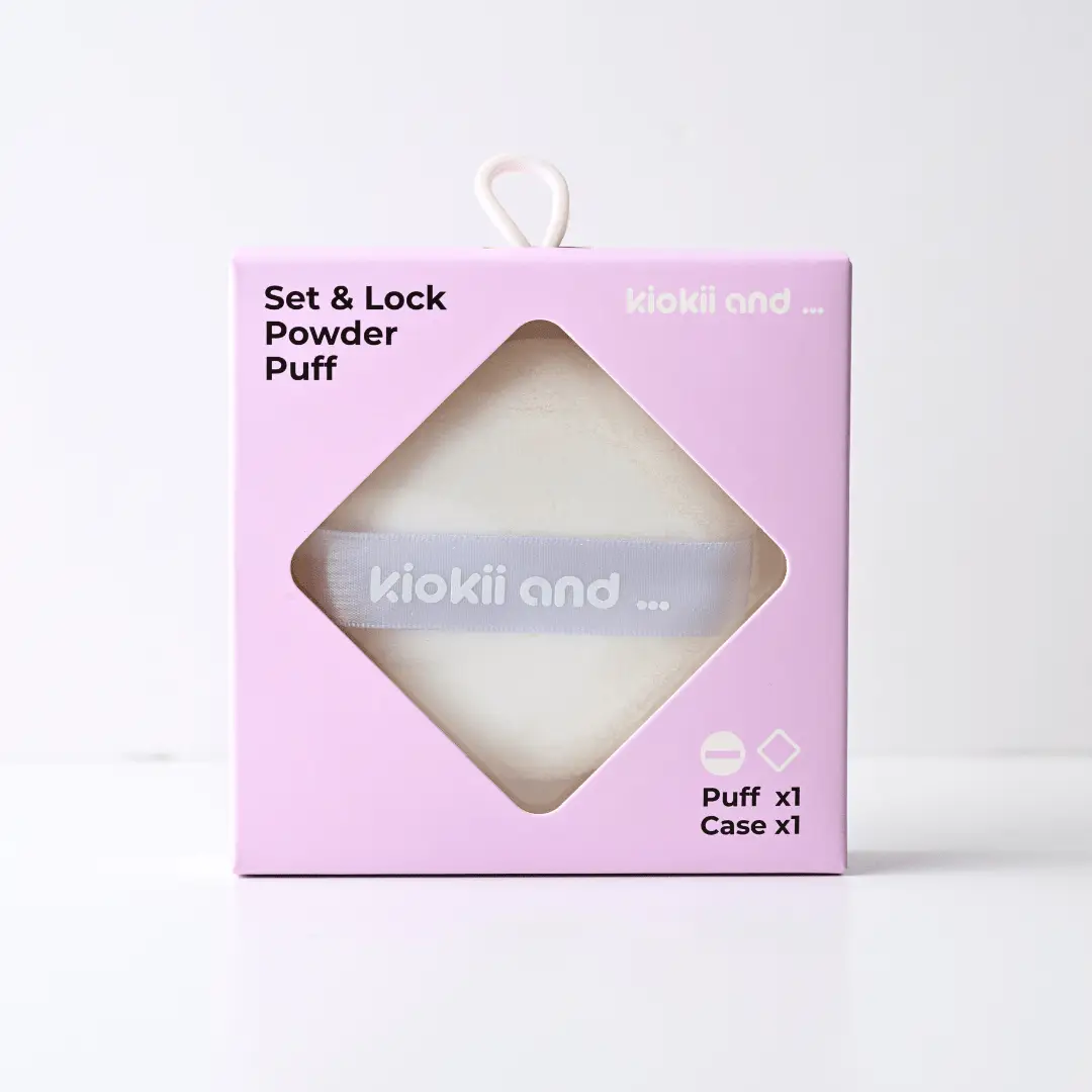 Kiokii Set & Lock Powder Puff 1pcs - Image 2