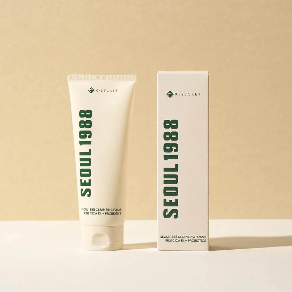 KSECRET SEOUL 1988 Cleansing Foam: Pine Cica 1% + Probiotics 150ml - Image 5