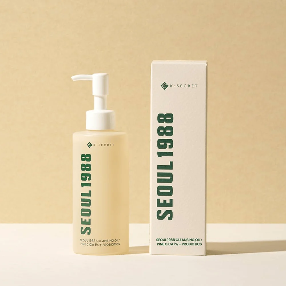 KSECRET SEOUL 1988 Cleansing Oil: Pine Cica 1% + Probiotics 200ml - Image 5