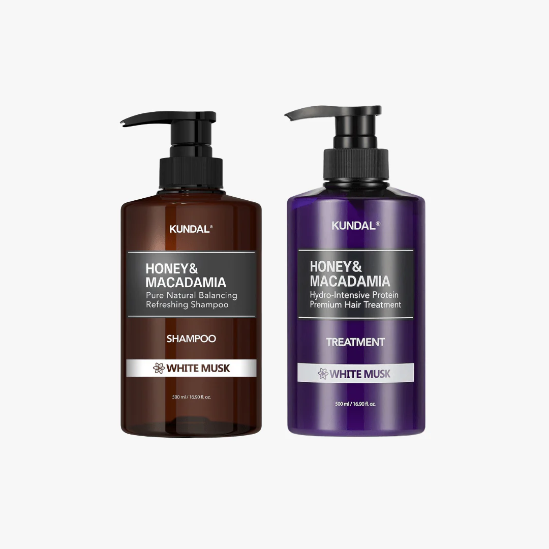 KUNDAL Honey & Macadamia Nature Shampoo Or Treatment White Musk 500ml