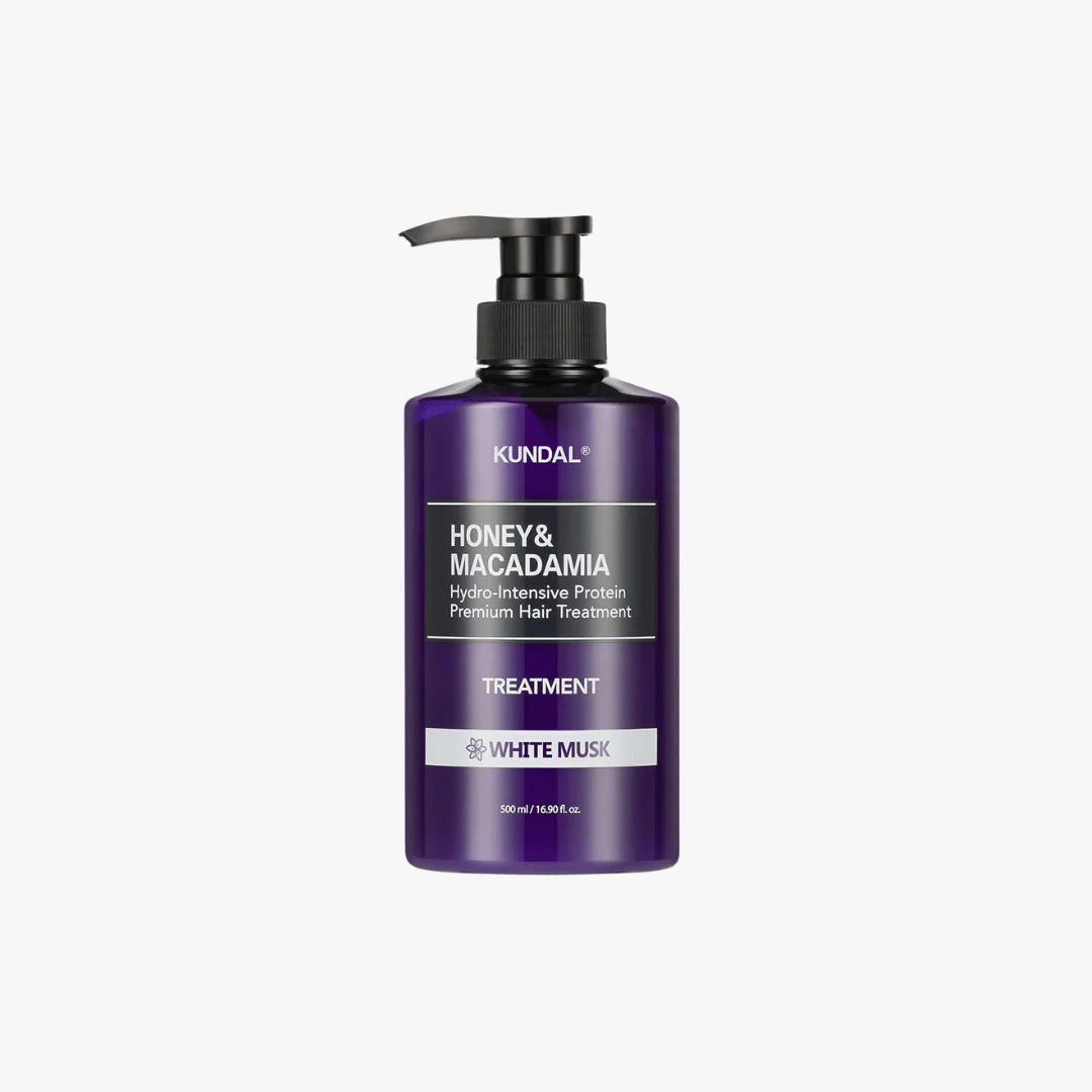 KUNDAL Honey & Macadamia Nature Shampoo Or Treatment White Musk 500ml - Image 2