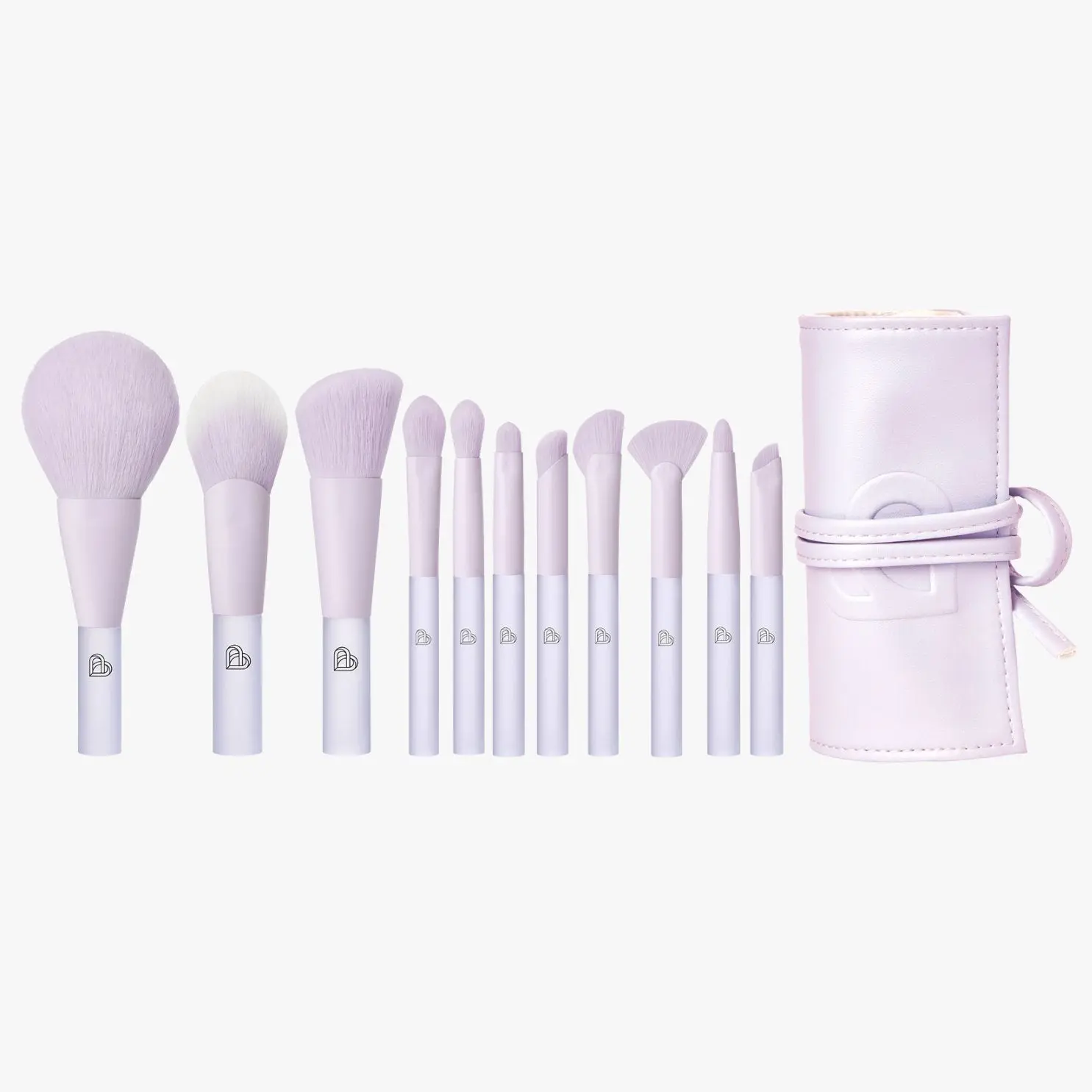 BLJ 11-Piece Mini Make Up Brush Pouch Set - Travel Set  (5 Colors) - Image 8
