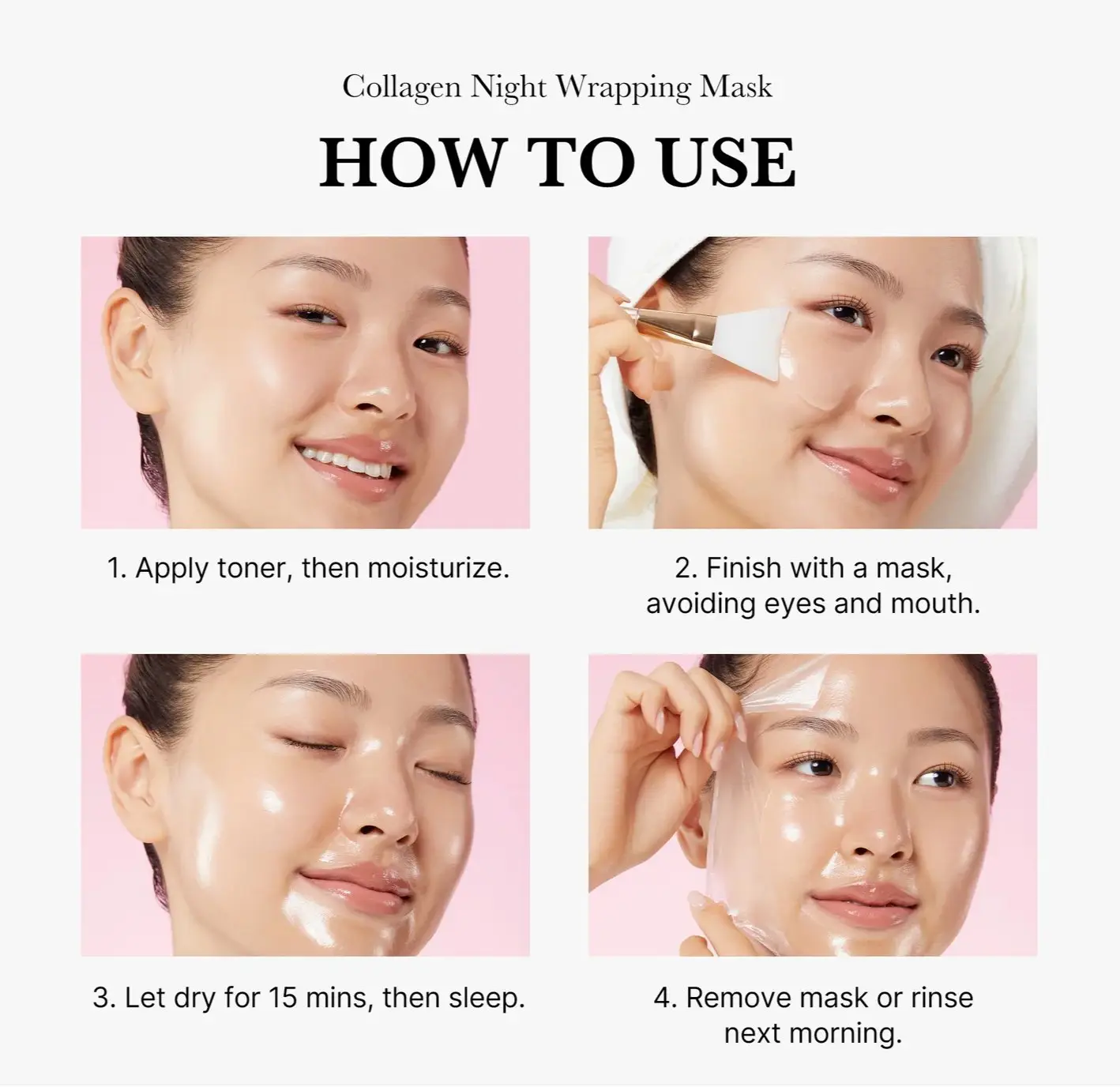 MEDICUBE Collagen Night Wrapping Mask 75ml - Image 6