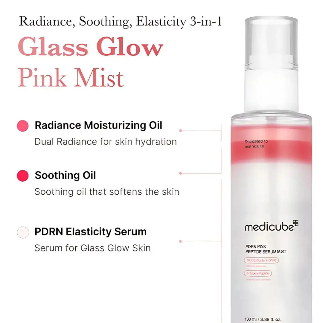 Medicube PDRN Pink Glutathione Serum Mist 100ml - Image 3