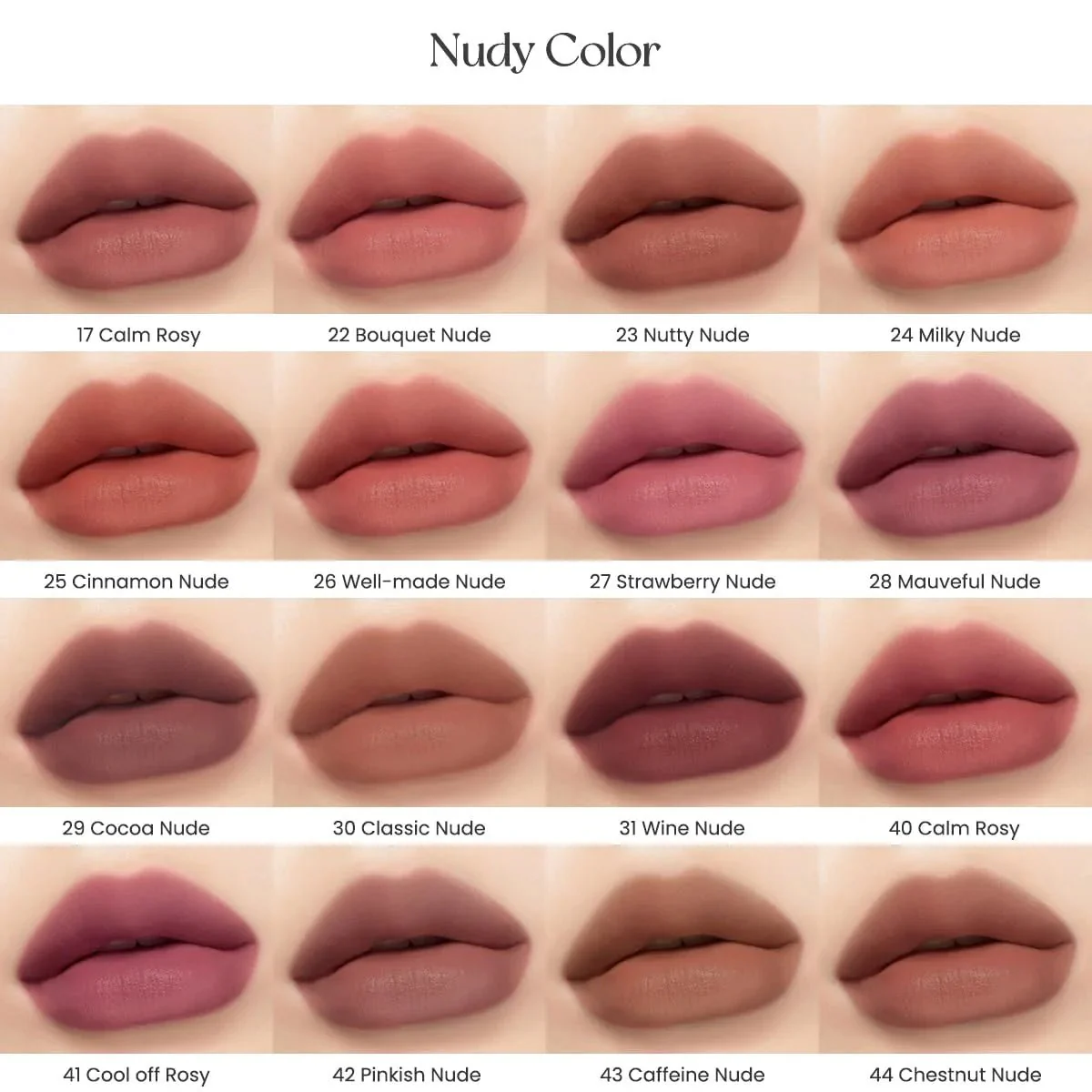 Peripera Ink Velvet Lip Tint New Nude Collection - Image 5