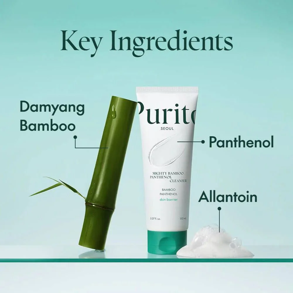 PURITO Mighty Bamboo Panthenol Cleanser 150ml - Image 3