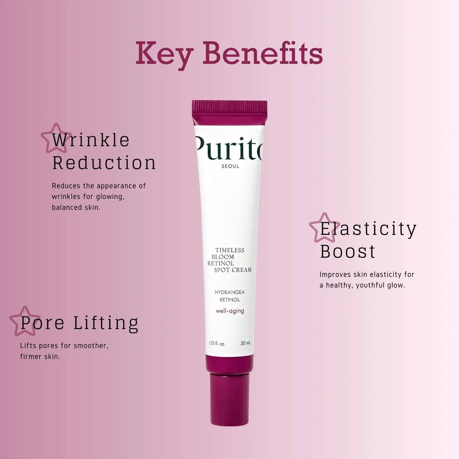 PURITO Timeless Bloom Retinol Spot Cream 30ml - Image 4