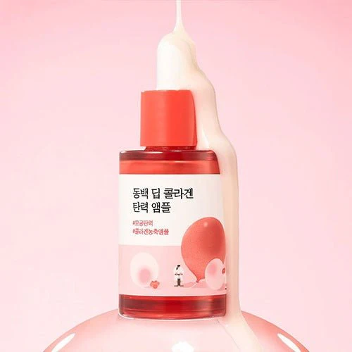 ROUND LAB Camellia Deep Collagen Firming Ampoule 30ml - Image 2