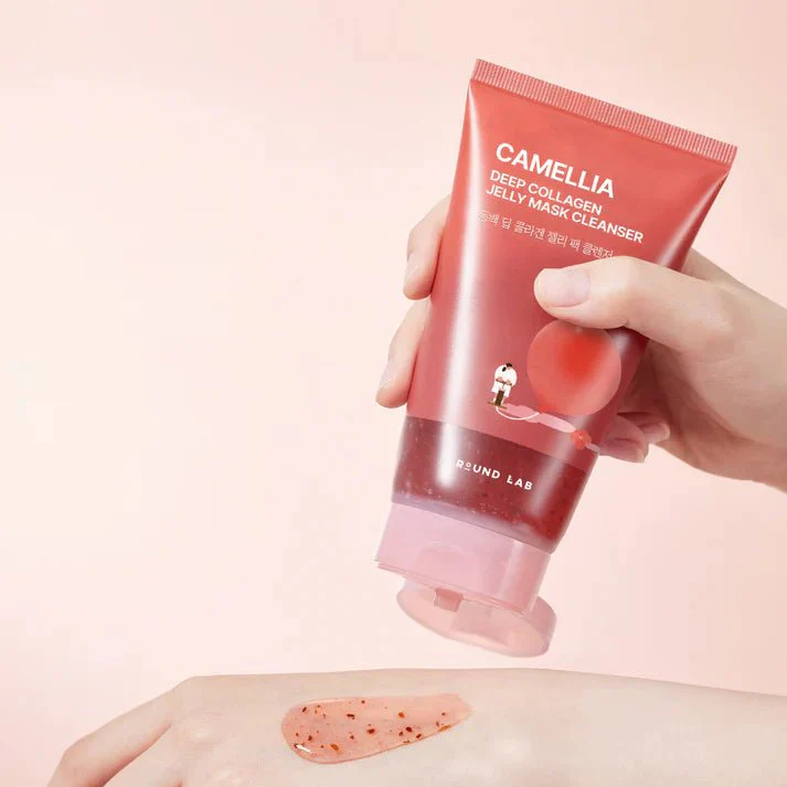 ROUND LAB Camellia Deep Collagen Jelly Mask Cleanser 150ml - Image 3