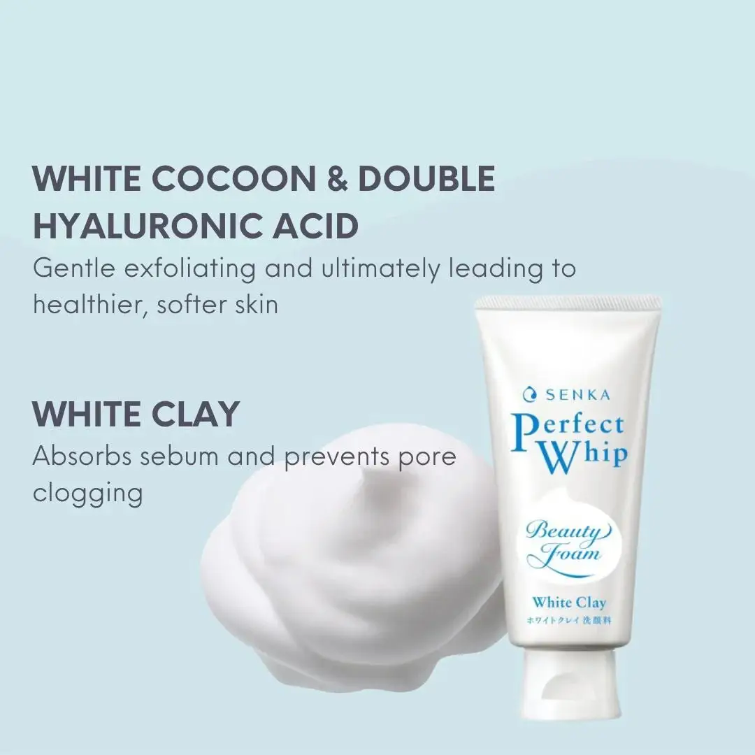Shiseido SENKA Perfect Whip Clay Cleanser 120g - Image 2