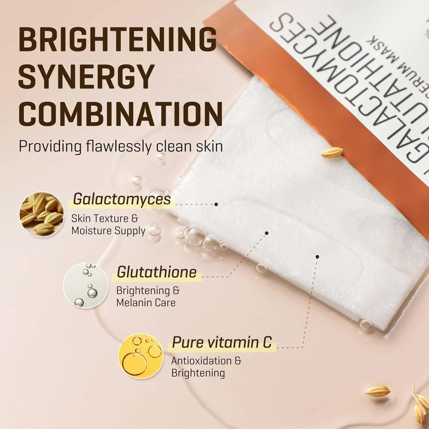 SOME BY MI Galactomyces Glutathione Glow Serum Mask 1p - Image 5