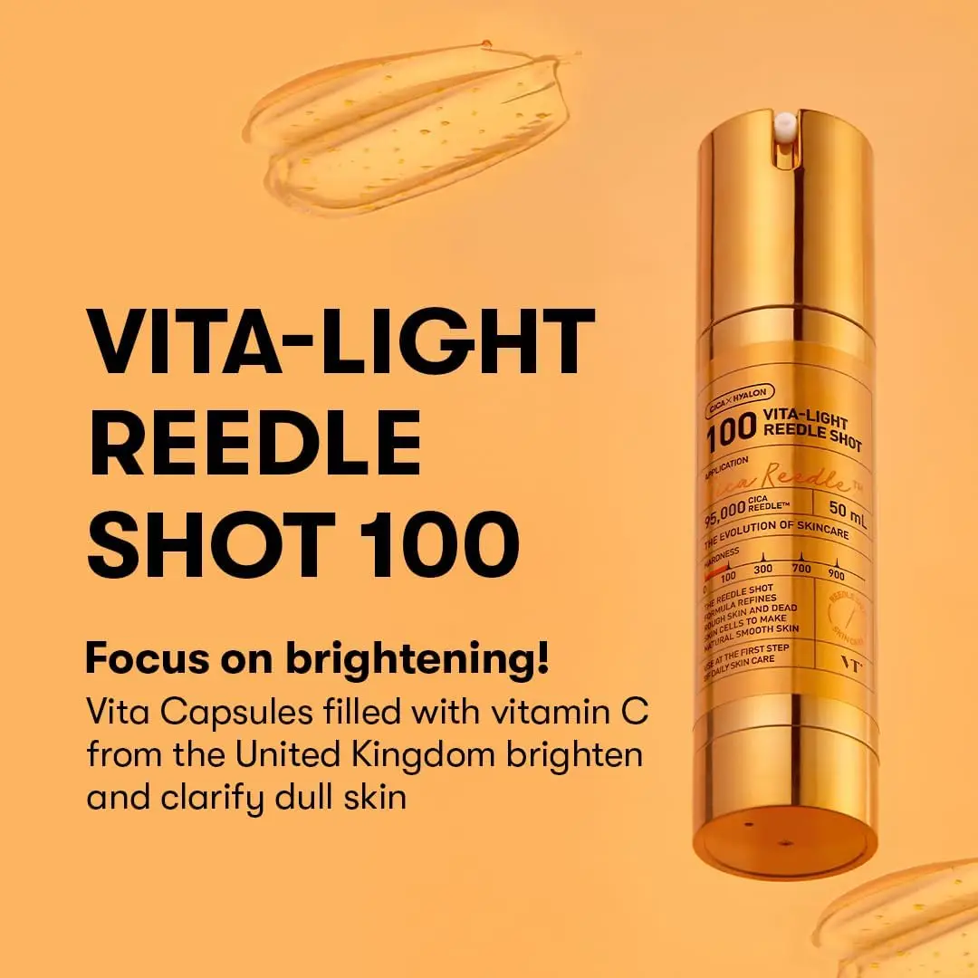 VT Cosmetics Vita Light Reedle Shot 100 Essence 50ml - Image 2