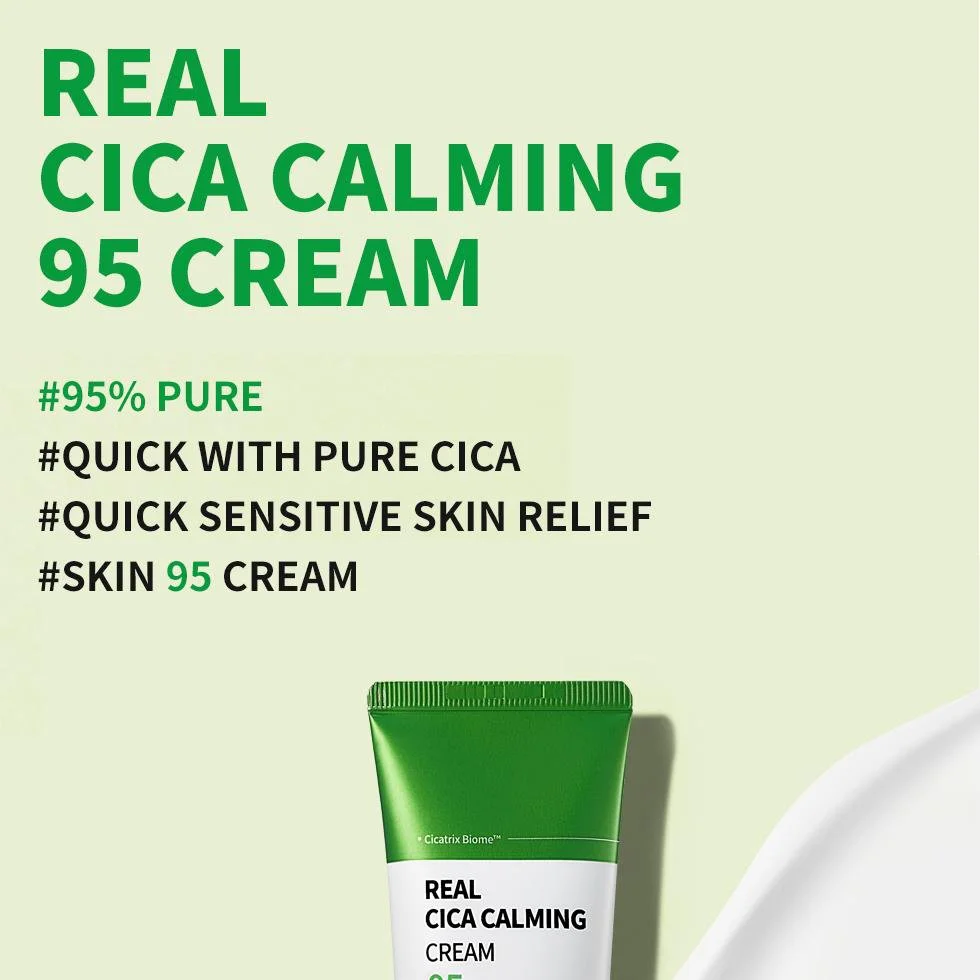 WELLAGE Real Cica Calming 95 Cream Cream 80ml - Image 3
